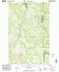 Pinkham Mountain Montana Historical topographic map, 1:24000 scale, 7.5 X 7.5 Minute, Year 1997