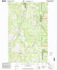 Pinkham Mountain Montana Historical topographic map, 1:24000 scale, 7.5 X 7.5 Minute, Year 1997