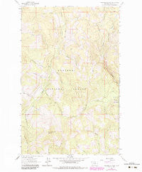 Pinkham Mountain Montana Historical topographic map, 1:24000 scale, 7.5 X 7.5 Minute, Year 1963