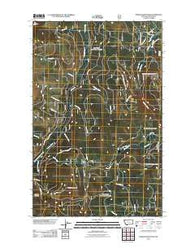Pinkham Mountain Montana Historical topographic map, 1:24000 scale, 7.5 X 7.5 Minute, Year 2011