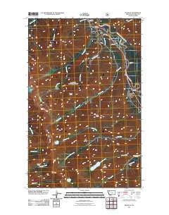 Pinnacle Montana Historical topographic map, 1:24000 scale, 7.5 X 7.5 Minute, Year 2011