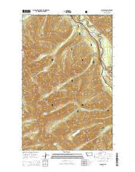 Pinnacle Montana Current topographic map, 1:24000 scale, 7.5 X 7.5 Minute, Year 2014