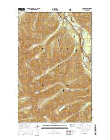 Pinnacle Montana Current topographic map, 1:24000 scale, 7.5 X 7.5 Minute, Year 2014