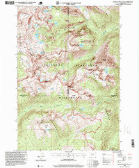 Pinnacle Mountain Montana Historical topographic map, 1:24000 scale, 7.5 X 7.5 Minute, Year 1996