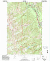 Pinnacle Montana Historical topographic map, 1:24000 scale, 7.5 X 7.5 Minute, Year 1994