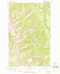 Pinnacle Montana Historical topographic map, 1:24000 scale, 7.5 X 7.5 Minute, Year 1964