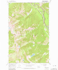 Pinnacle Montana Historical topographic map, 1:24000 scale, 7.5 X 7.5 Minute, Year 1964