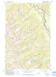 Pinnacle Montana Historical topographic map, 1:24000 scale, 7.5 X 7.5 Minute, Year 1964