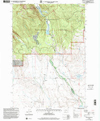 Pintler Lake Montana Historical topographic map, 1:24000 scale, 7.5 X 7.5 Minute, Year 1997