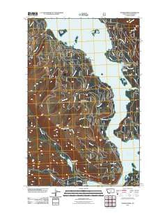 Pioneer Ridge Montana Historical topographic map, 1:24000 scale, 7.5 X 7.5 Minute, Year 2011