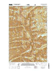 Piper-Crow Pass Montana Current topographic map, 1:24000 scale, 7.5 X 7.5 Minute, Year 2014