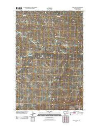 Pipes Coulee Montana Historical topographic map, 1:24000 scale, 7.5 X 7.5 Minute, Year 2011