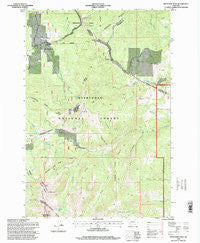 Pipestone Pass Montana Historical topographic map, 1:24000 scale, 7.5 X 7.5 Minute, Year 1996