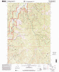 Piquett Creek Montana Historical topographic map, 1:24000 scale, 7.5 X 7.5 Minute, Year 1998