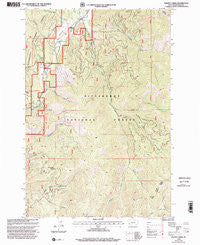 Piquett Creek Montana Historical topographic map, 1:24000 scale, 7.5 X 7.5 Minute, Year 1998