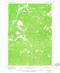 Piquett Creek Montana Historical topographic map, 1:24000 scale, 7.5 X 7.5 Minute, Year 1964