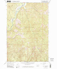 Piquett Creek Montana Historical topographic map, 1:24000 scale, 7.5 X 7.5 Minute, Year 1964