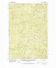 Piquett Mountain Montana Historical topographic map, 1:62500 scale, 15 X 15 Minute, Year 1960