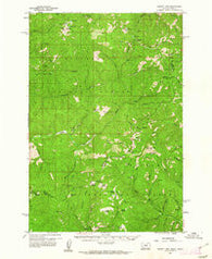 Piquett Mountain Montana Historical topographic map, 1:62500 scale, 15 X 15 Minute, Year 1960