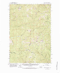 Piquett Mtn Montana Historical topographic map, 1:62500 scale, 15 X 15 Minute, Year 1960