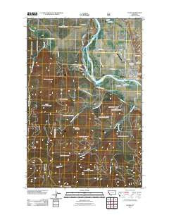 Plains Montana Historical topographic map, 1:24000 scale, 7.5 X 7.5 Minute, Year 2011