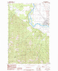 Plains Montana Historical topographic map, 1:24000 scale, 7.5 X 7.5 Minute, Year 1985
