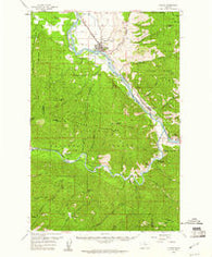 Plains Montana Historical topographic map, 1:62500 scale, 15 X 15 Minute, Year 1959