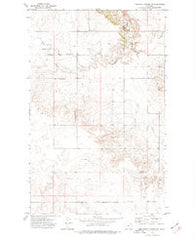 Pleasant Prairie NE Montana Historical topographic map, 1:24000 scale, 7.5 X 7.5 Minute, Year 1973