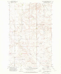 Pleasant Prairie NW Montana Historical topographic map, 1:24000 scale, 7.5 X 7.5 Minute, Year 1973