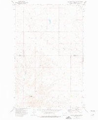 Pleasant Prairie SW Montana Historical topographic map, 1:24000 scale, 7.5 X 7.5 Minute, Year 1973