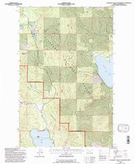 Pleasant Valley Mountain Montana Historical topographic map, 1:24000 scale, 7.5 X 7.5 Minute, Year 1994
