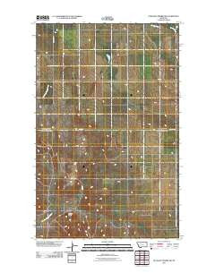 Pleasant Prairie SW Montana Historical topographic map, 1:24000 scale, 7.5 X 7.5 Minute, Year 2011