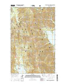Pleasant Valley Mountain Montana Current topographic map, 1:24000 scale, 7.5 X 7.5 Minute, Year 2014