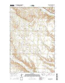 Pleasant View Montana Current topographic map, 1:24000 scale, 7.5 X 7.5 Minute, Year 2014