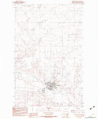 Plentywood Montana Historical topographic map, 1:24000 scale, 7.5 X 7.5 Minute, Year 1983
