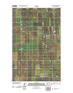 Plentywood NW Montana Historical topographic map, 1:24000 scale, 7.5 X 7.5 Minute, Year 2011