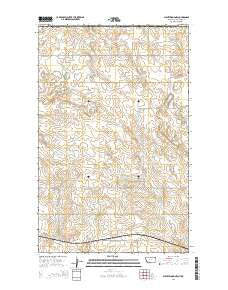 Plentywood NW Montana Current topographic map, 1:24000 scale, 7.5 X 7.5 Minute, Year 2014