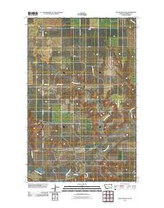 Plentywood SW Montana Historical topographic map, 1:24000 scale, 7.5 X 7.5 Minute, Year 2011
