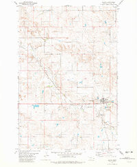 Plevna Montana Historical topographic map, 1:24000 scale, 7.5 X 7.5 Minute, Year 1981