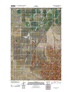 Plunket Lake Montana Historical topographic map, 1:24000 scale, 7.5 X 7.5 Minute, Year 2011