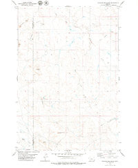 Pocochichee Butte Montana Historical topographic map, 1:24000 scale, 7.5 X 7.5 Minute, Year 1979