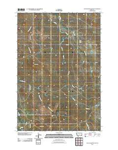 Pocochichee Butte Montana Historical topographic map, 1:24000 scale, 7.5 X 7.5 Minute, Year 2011