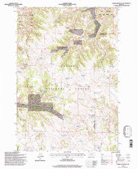 Poker Jim Butte Montana Historical topographic map, 1:24000 scale, 7.5 X 7.5 Minute, Year 1995