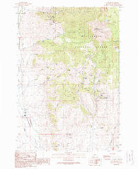 Polaris Montana Historical topographic map, 1:24000 scale, 7.5 X 7.5 Minute, Year 1988