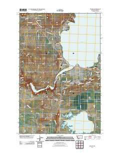 Polson Montana Historical topographic map, 1:24000 scale, 7.5 X 7.5 Minute, Year 2011