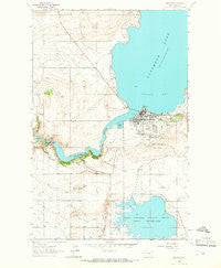 Polson Montana Historical topographic map, 1:24000 scale, 7.5 X 7.5 Minute, Year 1964