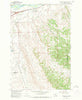 Pompeys Pillar Montana Historical topographic map, 1:24000 scale, 7.5 X 7.5 Minute, Year 1967