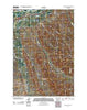 Pompeys Pillar Montana Historical topographic map, 1:24000 scale, 7.5 X 7.5 Minute, Year 2011
