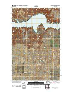 Pondera School Montana Historical topographic map, 1:24000 scale, 7.5 X 7.5 Minute, Year 2011