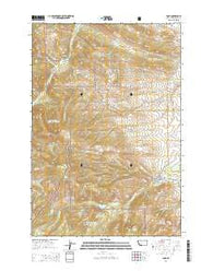 Pony Montana Current topographic map, 1:24000 scale, 7.5 X 7.5 Minute, Year 2014